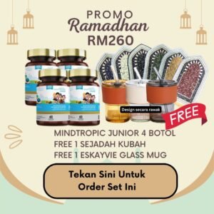 Mindtropic Junior 4 Free Mug & Sejadah